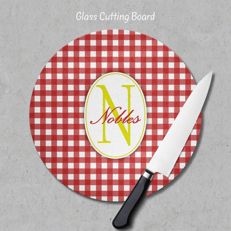 Personalized Glass Cutting Board, GC18