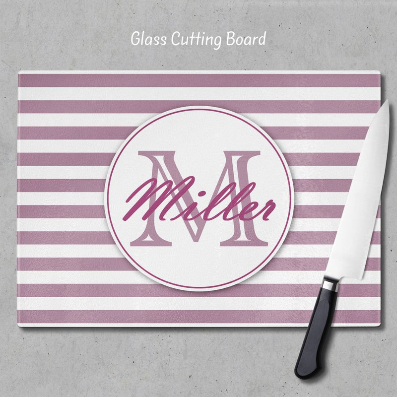 Personalized Glass Cutting Board, GC04