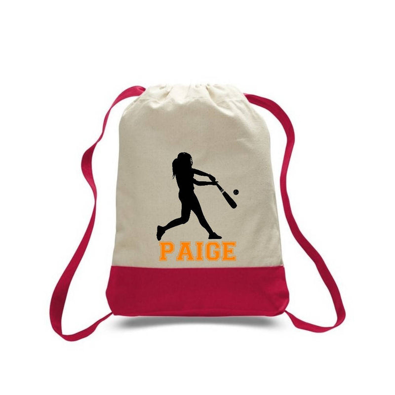 Softball Drawstring Bag, SD08