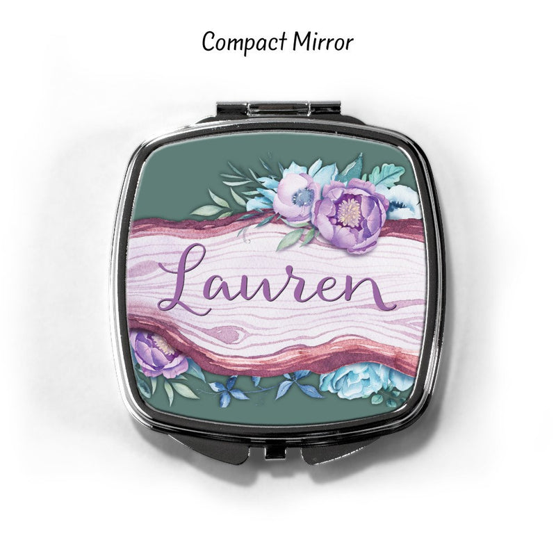 Boho Personalized Compact Mirror CP44