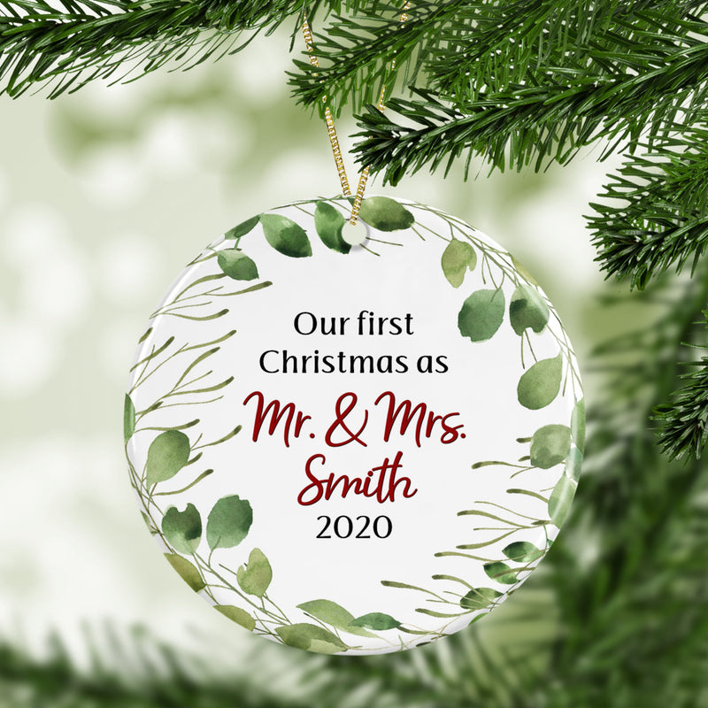 Christmas Ornaments - Our First Christmas - PO01