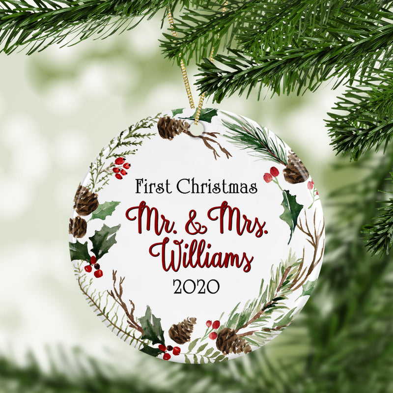 Christmas Ornaments - Our First Christmas - PO02