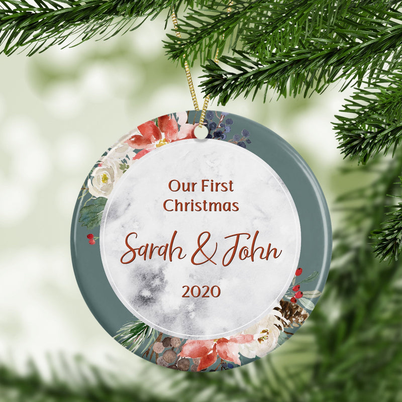 Christmas Ornaments - Our First Christmas - PO05