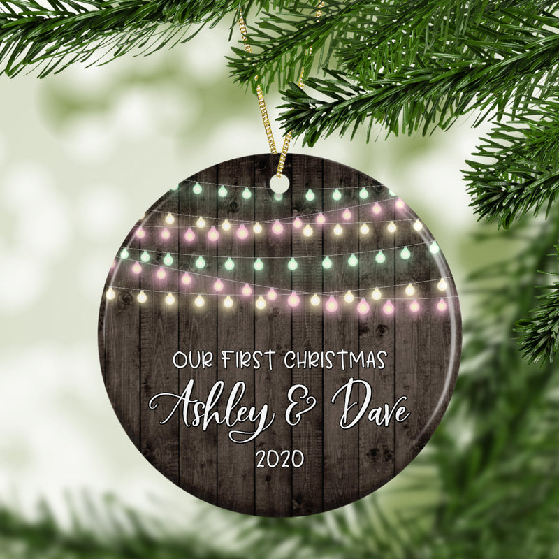 Christmas Ornaments - Our First Christmas - PO08
