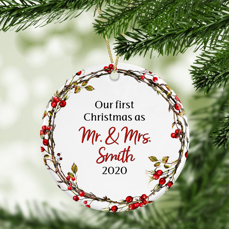 Christmas Ornaments - Our First Christmas - PO15