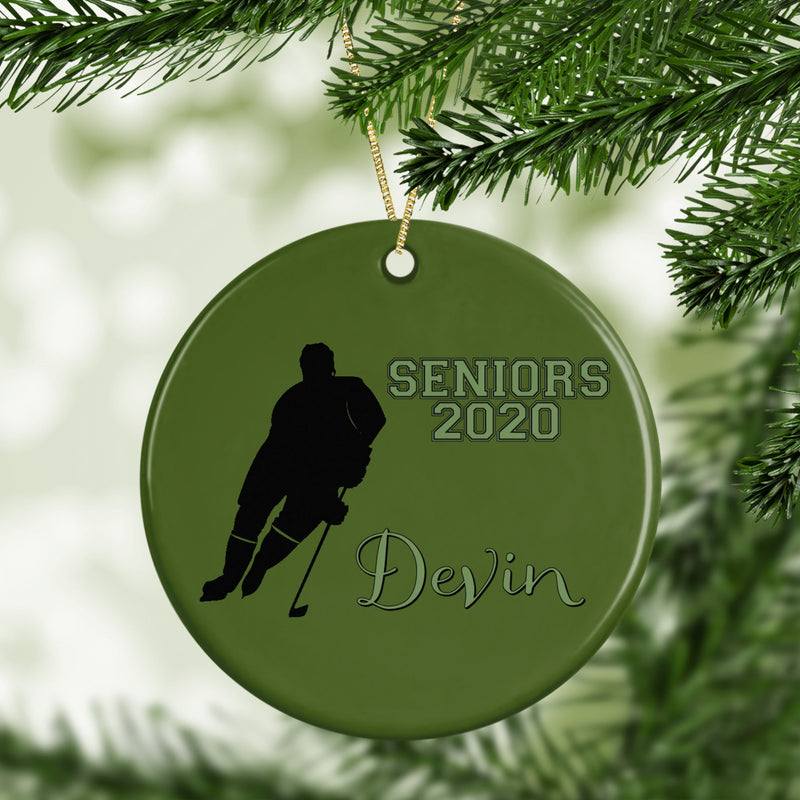 Hockey Christmas Ornaments - Hockey Gift - PO28