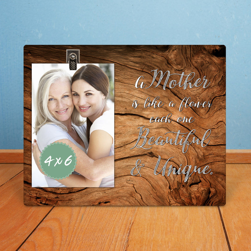 Mom Picture Frame - Unique Gift from Daughter, Perfect New Mother, Grandma, & Godmother Gift, 8x10