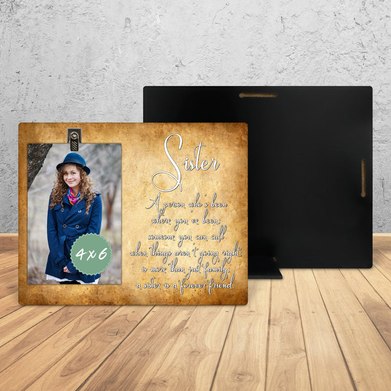 Soul Sister Gift, Personalized Picture, Perfect Family and Best Friend Gift - Custom Photo Frame