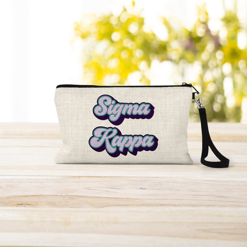 Sigma Kappa Sorority Makeup Bag – Ideal Greek Gifts for Big Little Sorority Sisters