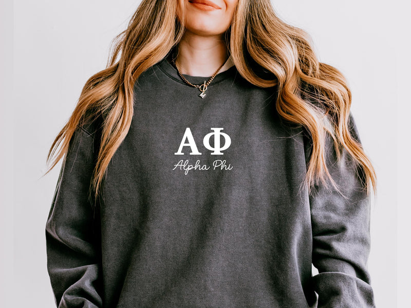 Alpha Phi Sweatshirt – Big Little Sorority Gift