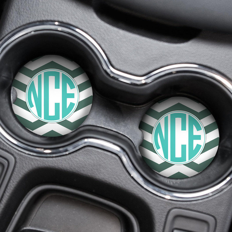 Custom Cute Car Coaster Set – Personalized Car Decor Accessories