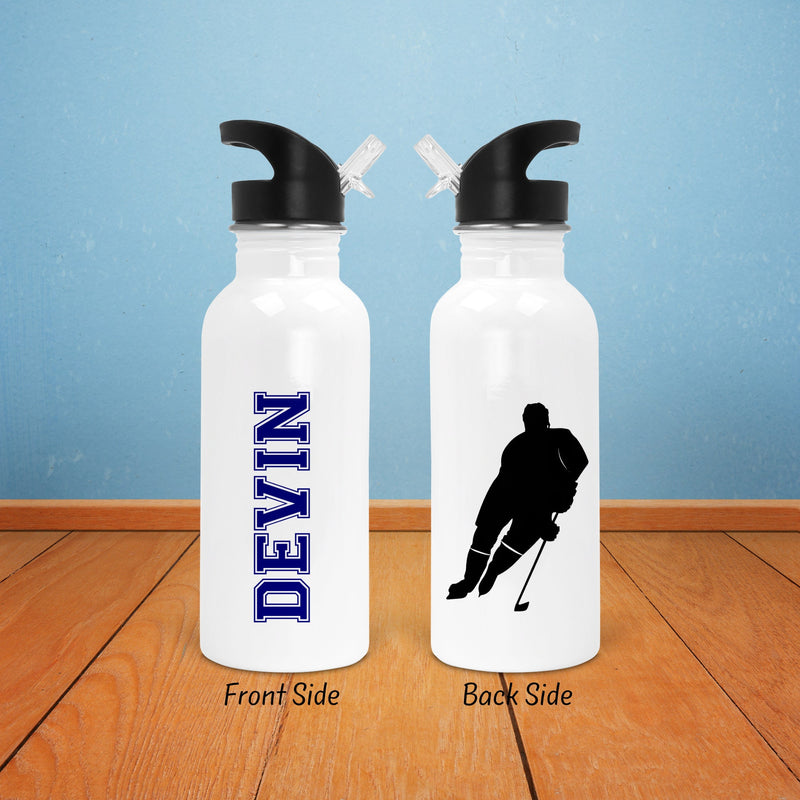 Hockey Gift, Hockey Water Bottle, Hockey Team, Team Gifts, Personalized Water Bottle, Sports Water Bottle, Water Bottle, SZ11