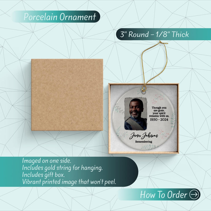 In Loving Memory Ceramic Ornament