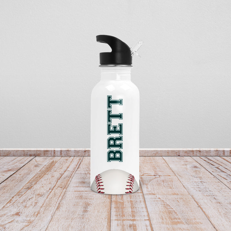 Baseball, Baseball Gifts, Baseball Water Bottle, Team Gifts, Sports Water Bottle, Personalized Water Bottle, Customer Water Bottle, SZ07