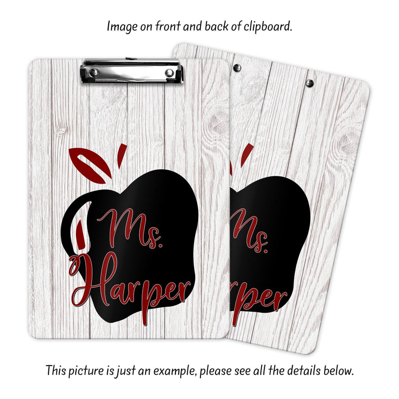 Teacher Appreciation, Custom Clipboard, Monogram Clip Board, Monogram Teacher Gift, Personalized Office Gifts, Personalized Clip Board, CB23