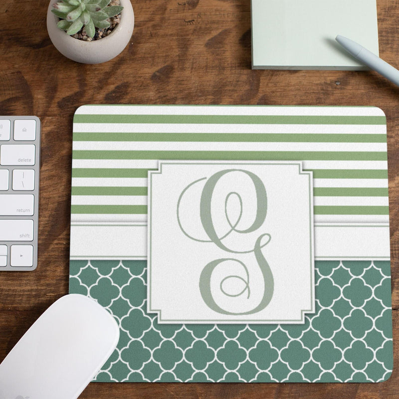 Custom Wedding Mousepad: Personalized Monogram Gift