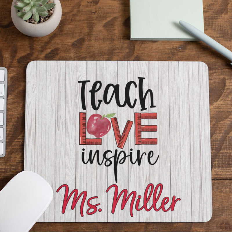 Teacher Mousepad - Custom Teacher Appreciation Gift for Back to School