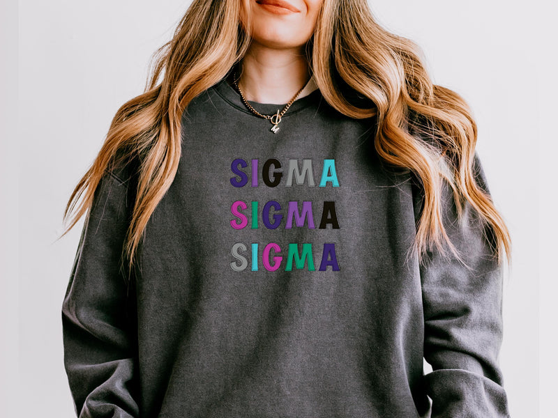 Tri Sigma Sweatshirt – Sigma Sigma Sigma Big Little Sorority Gift