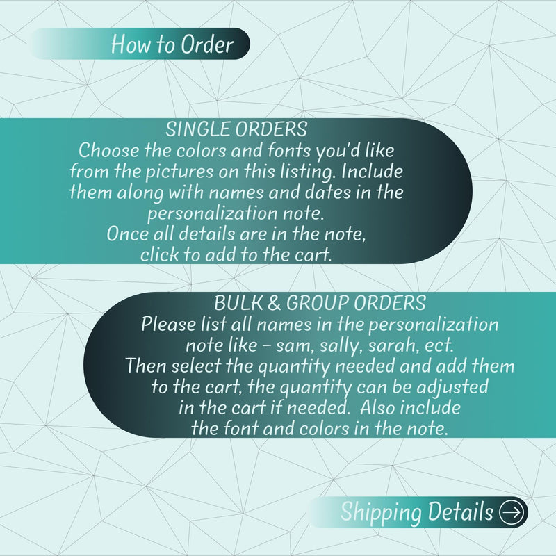 a blue and white background with text that says how to order