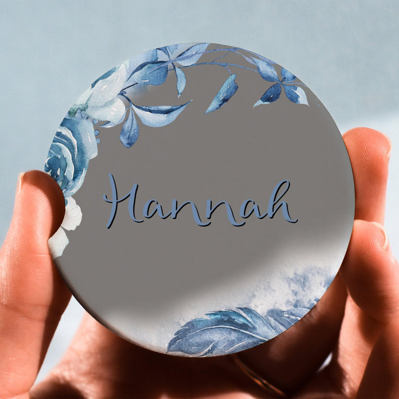 Boho Car Coasters - Cute Custom Coaster Set for Car Decor & Wedding Favors