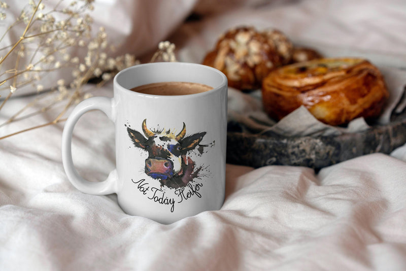 Custom Cow Mug: Farmhouse Decor, Cow Lover Gift