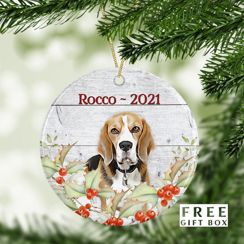 Custom Pet Ornament: Dog & Cat Memorial Keepsake