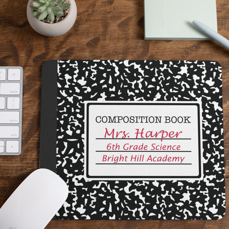 Teacher Mousepad - Custom Teacher Appreciation Gift for Back to School