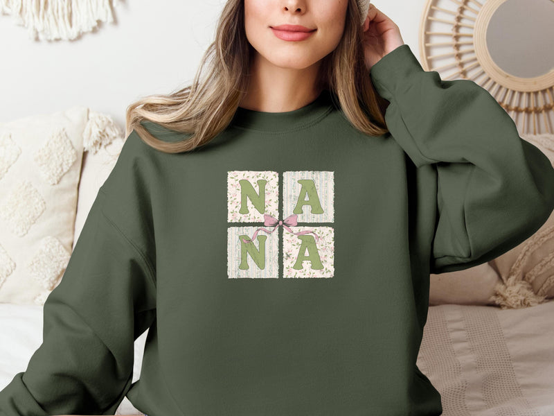 Custom Nana Sweatshirt – Mother’s Day Gift for Nana, Gigi, Mimi, or Mama