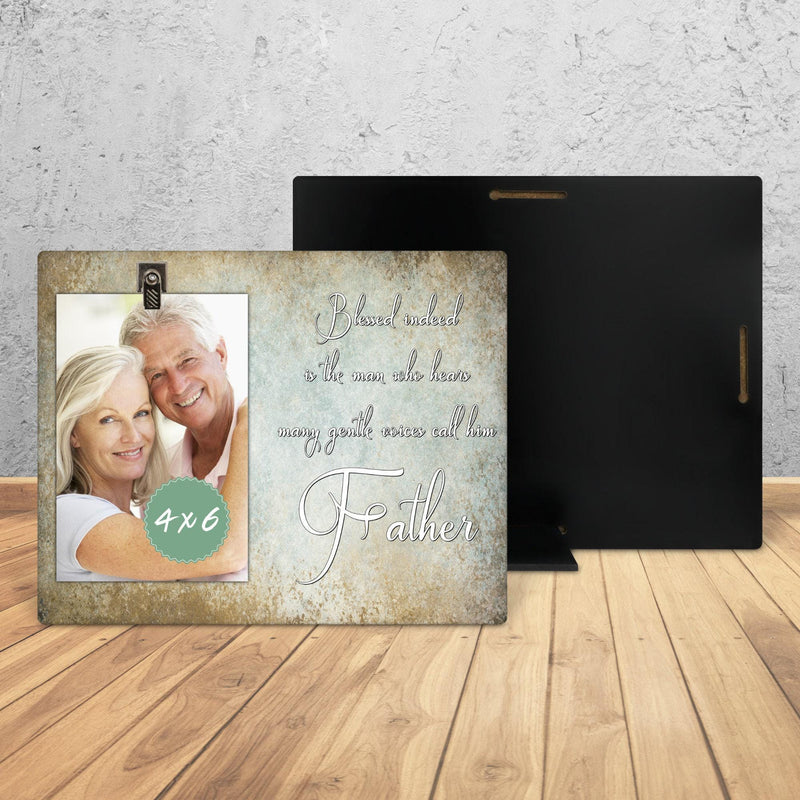 Dad Picture Frame - Perfect Gift for Dad, New Dad, or Fathers Day - 8x10 Photo Frame with Glossy Finish