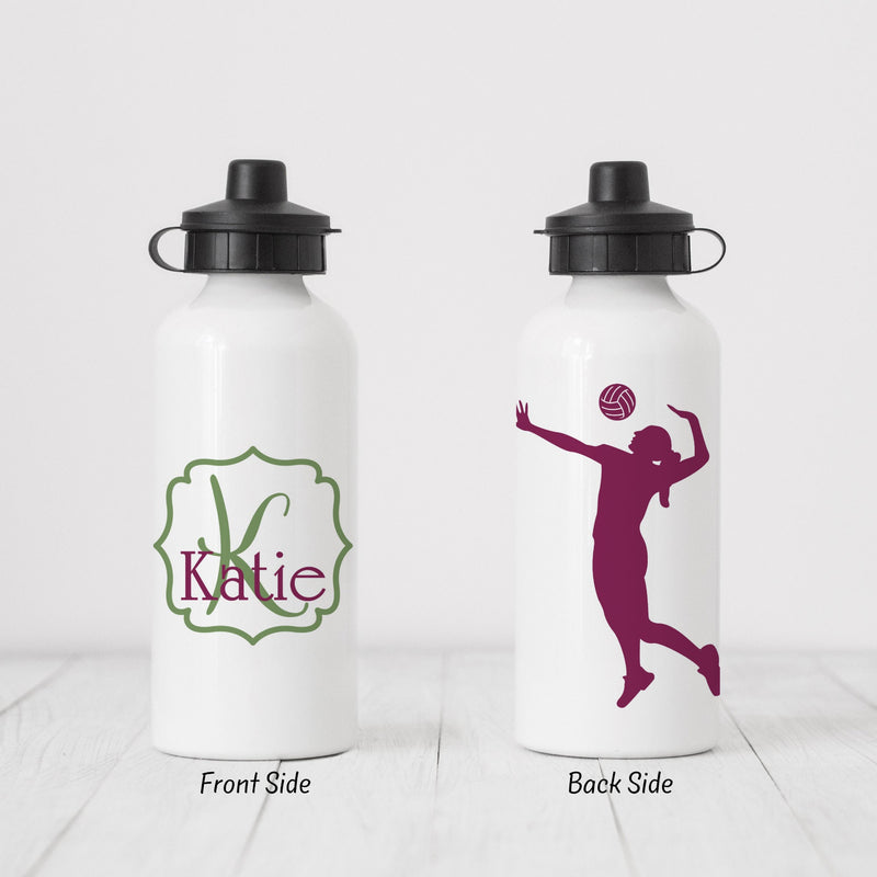 Volleyball Gift, Gift for Her, Volleyball Water Bottle, Volleyball Team, Team Gifts, Personalized Water Bottle, Sports Water Bottle, SB09