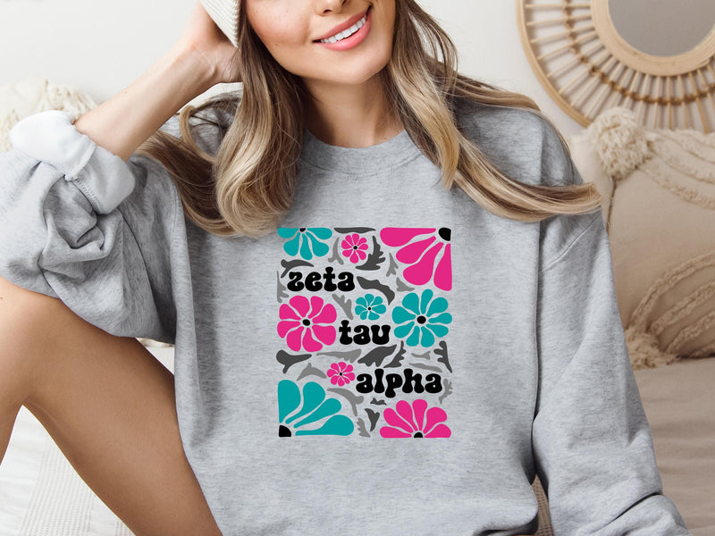 Zeta Tau Alpha Sweatshirt – Big Little Sorority Gift