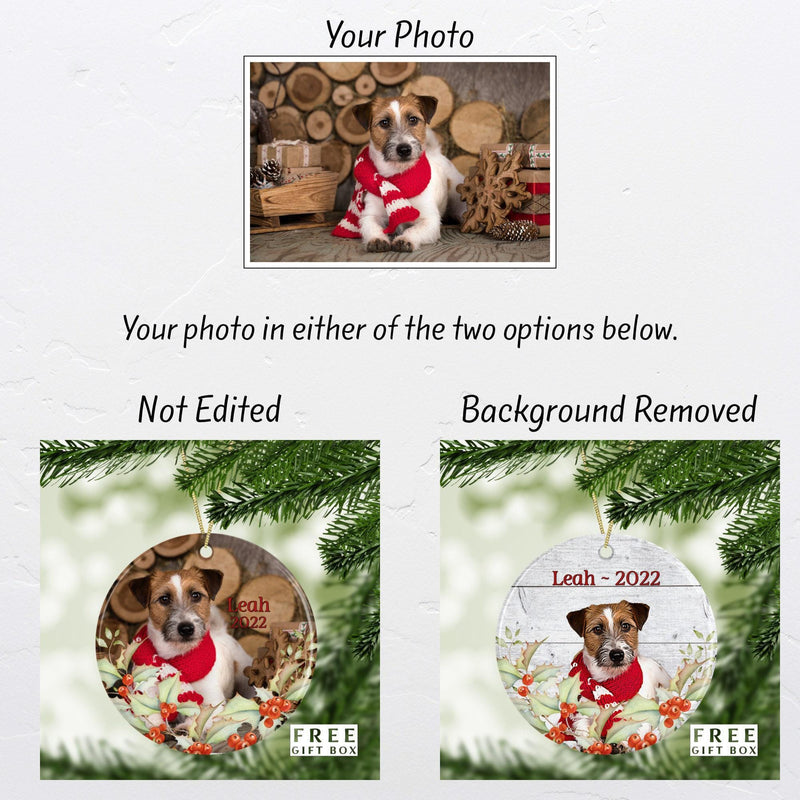 Custom Pet Ornament: Dog & Cat Memorial Keepsake