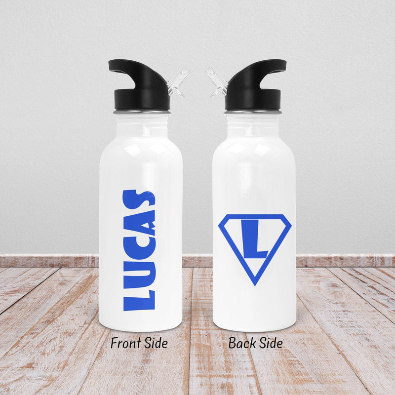 Super Hero Gift, Birthday Party Gift, Water Bottle, Tenn Gift, Custom Water Bottle, Personalized Water Bottle, Water Bottle, SZ14