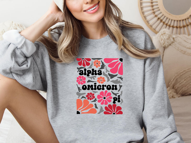 Alpha Omicron Pi Sweatshirt – Big Little Sorority Gift