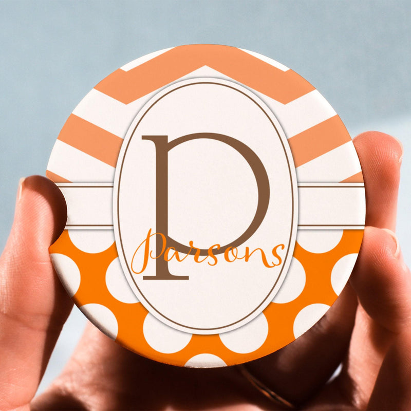 Custom Cute Car Coaster Set – Personalized Car Decor Accessories