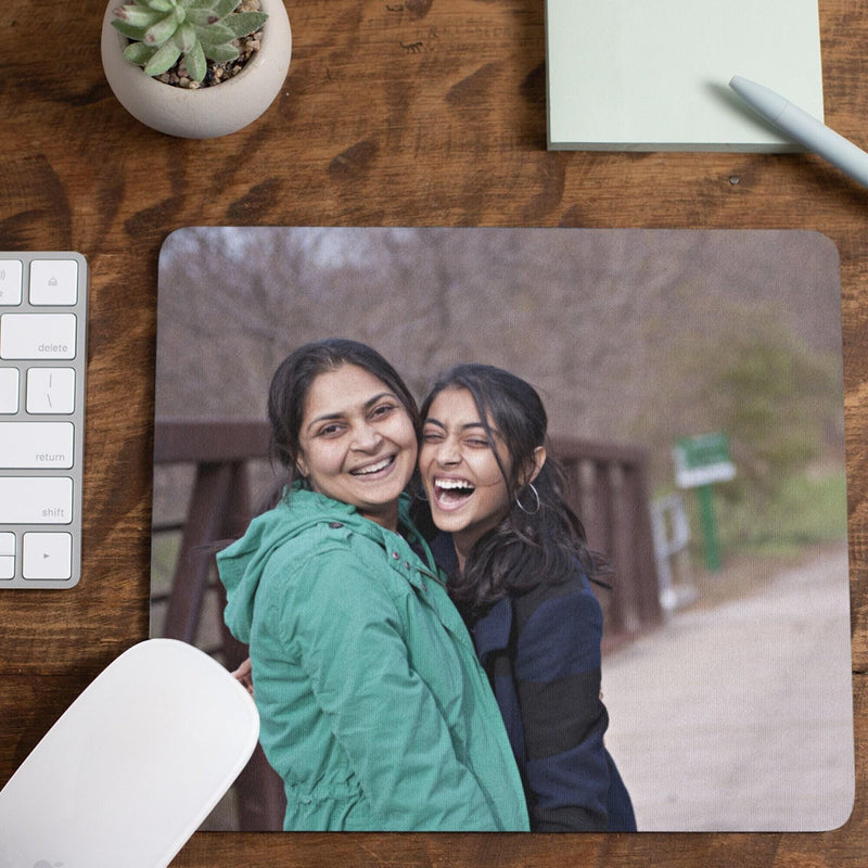 Custom Photo Mousepad: Cute & Unique Gaming Gift for Couples and Bosses