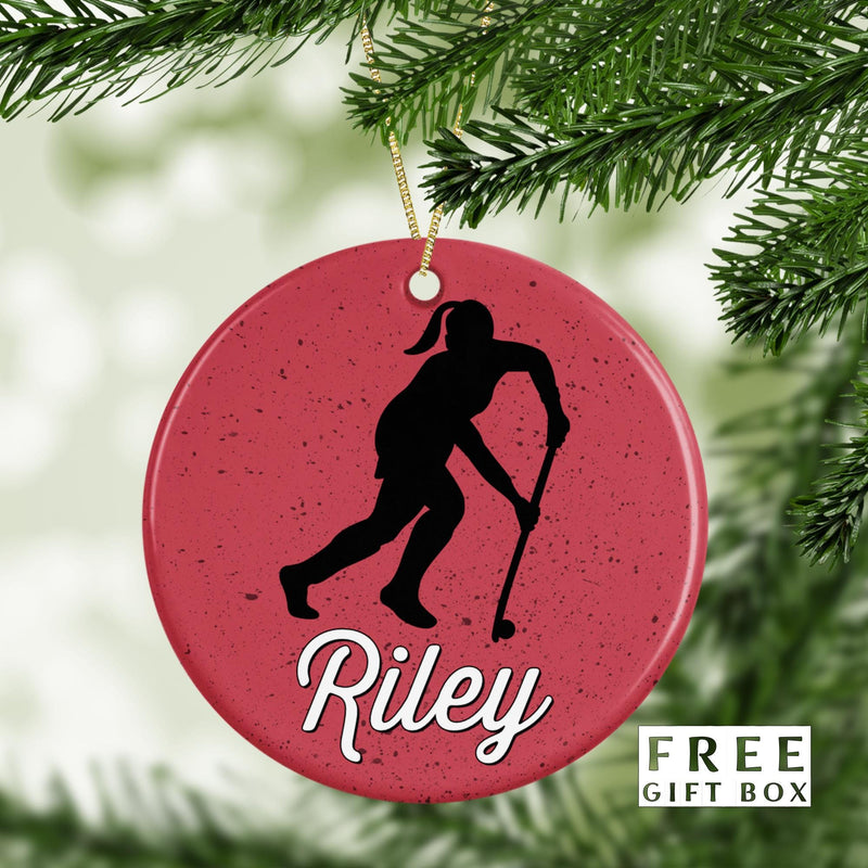 Field Hockey Ornament, Senior Graduation Commemorative, Christmas Keepsake
