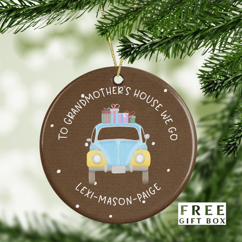 Promoted to Grandma Personalized Christmas Ornament: A Memorable Gift From Grandkids
