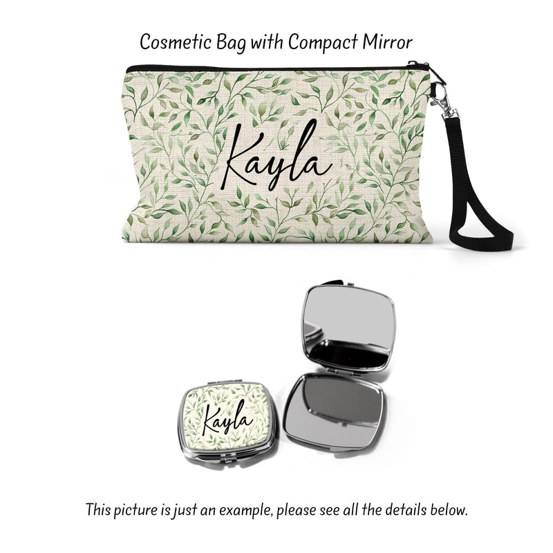 Summer Shabby Chic Makeup Bag – Bridesmaid & Best Friend Gift