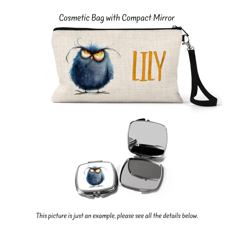Bird Lover Custom Makeup Bag