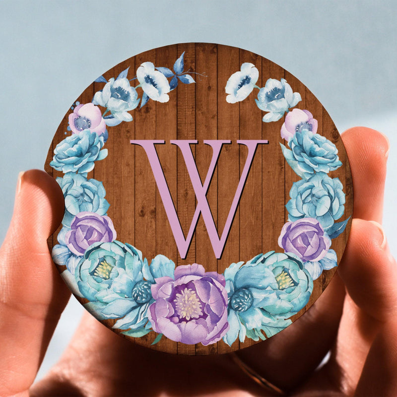 Boho Car Coasters - Cute Custom Coaster Set for Car Decor & Wedding Favors