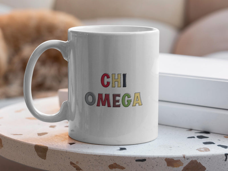 Chi Omega Sorority Mug – Perfect Sorority Gift!
