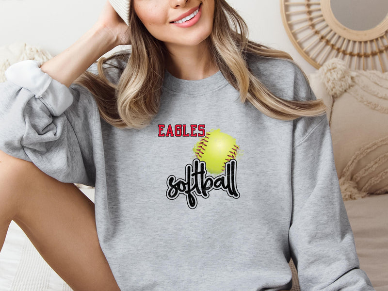 Softball Mom Sweatshirt: Game Day Team Spirit Shirt