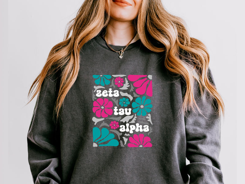 Zeta Tau Alpha Sweatshirt – Big Little Sorority Gift