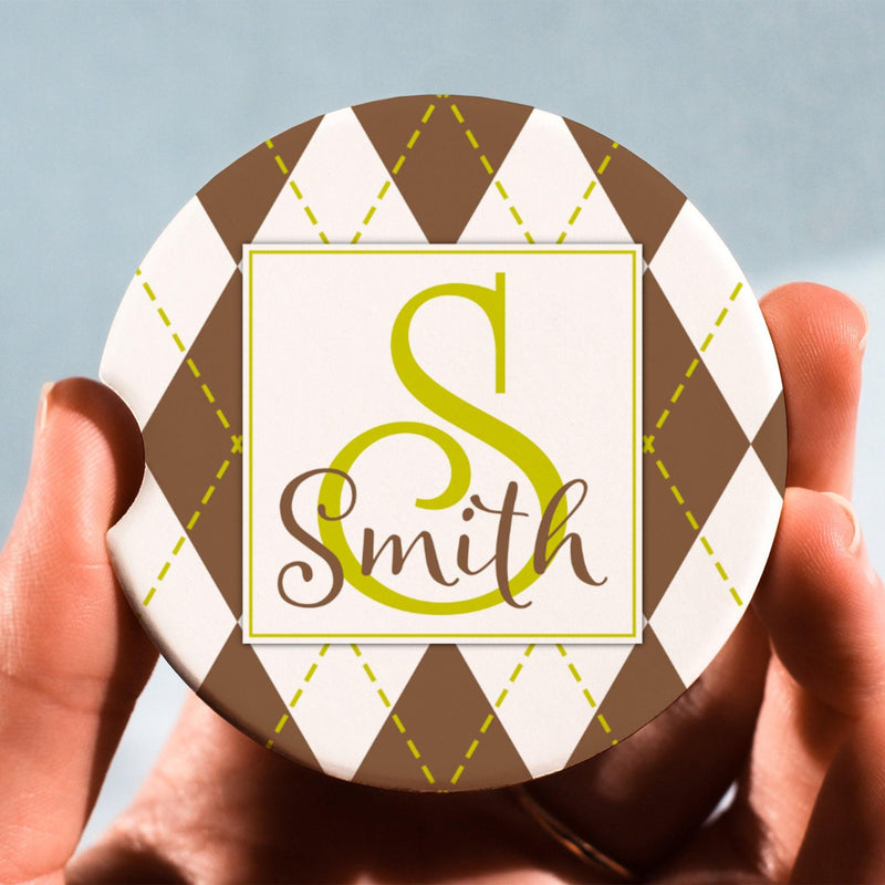 Custom Cute Car Coaster Set – Personalized Car Decor Accessories