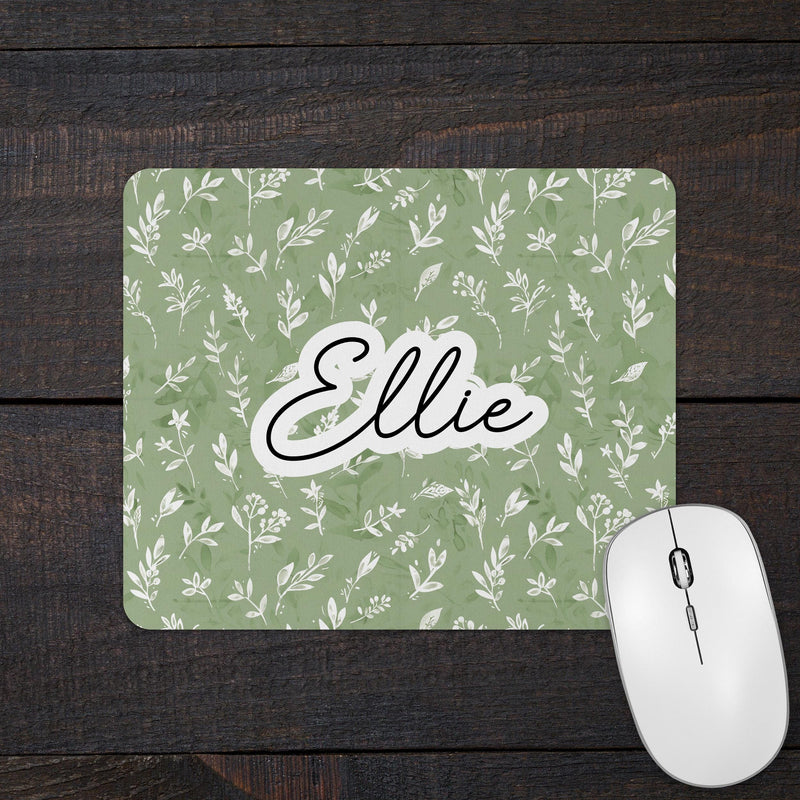 Retro Shabby Chic Mousepad – Office Gift & Desk Accessory