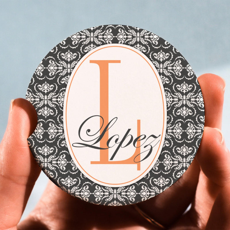 Custom Cute Car Coaster Set – Personalized Car Decor Accessories