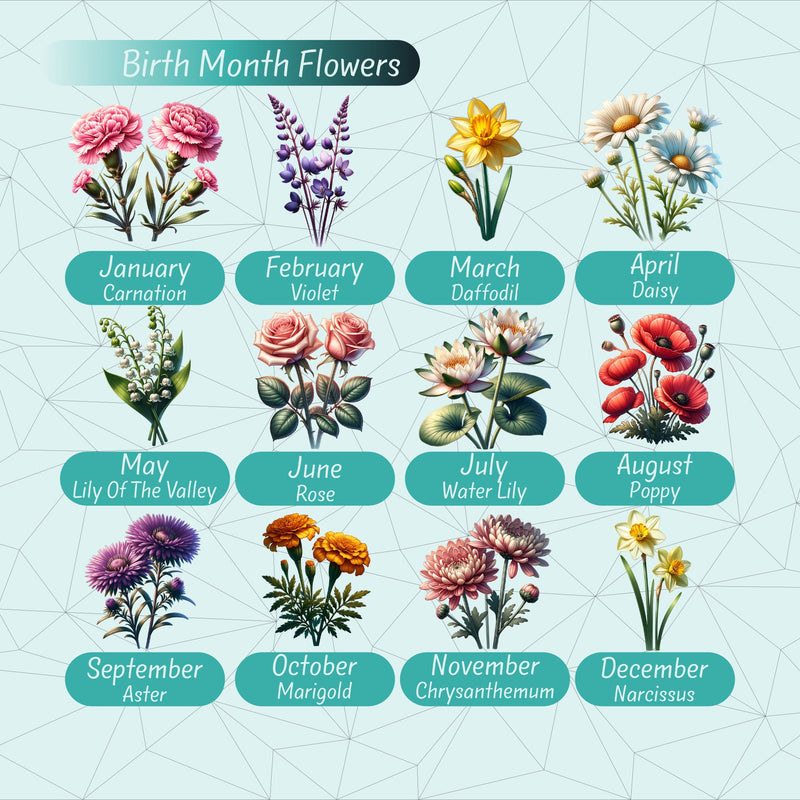 December Narcissus Linen Zipper Pouch: Floral Cosmetic Bag