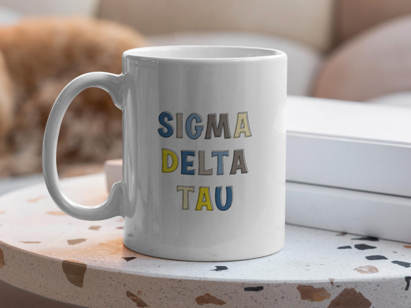 Sigma Delta Tau Sorority Mug – Perfect Sorority Gift!