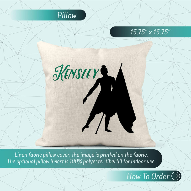 Color Guard Pillow – Custom Flag Team Gift